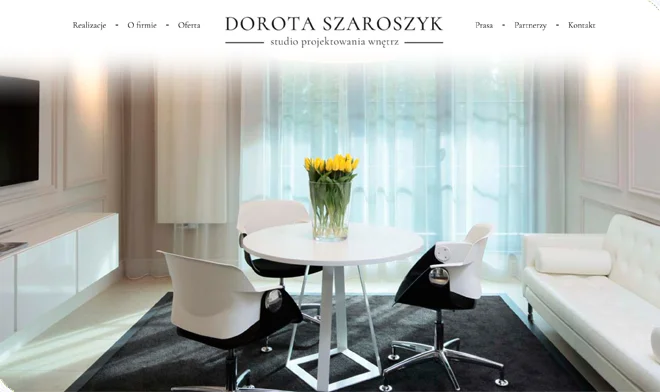 Website für Innenarchitektur
