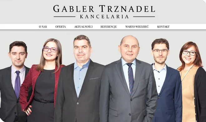 Projekt der Webseite gabler-drnadel.pl