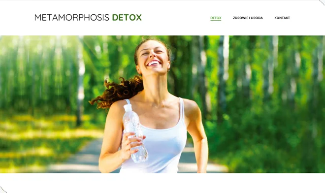 Metamorphose Detox Website Design