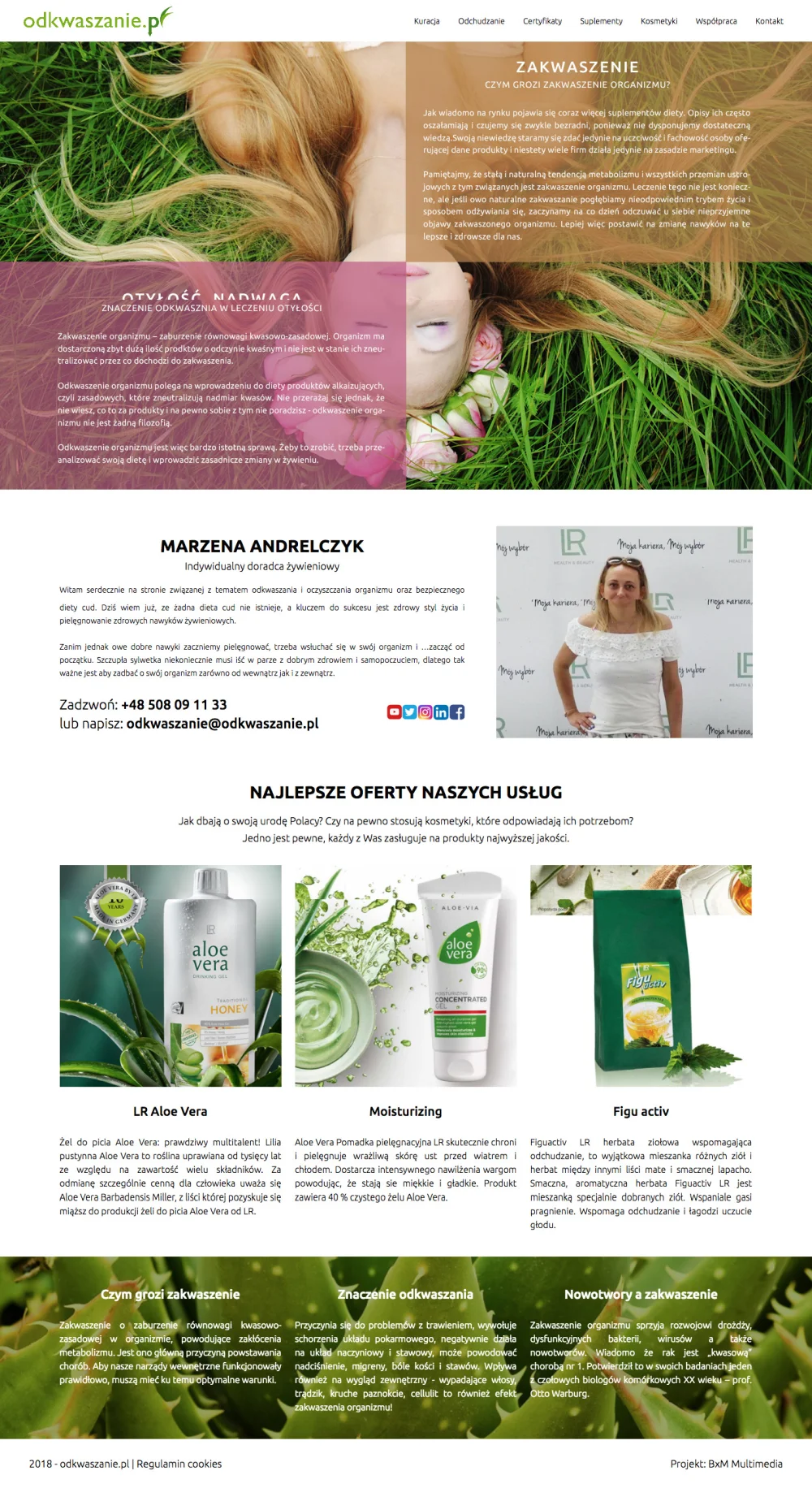 Design der Website deacidification.pl