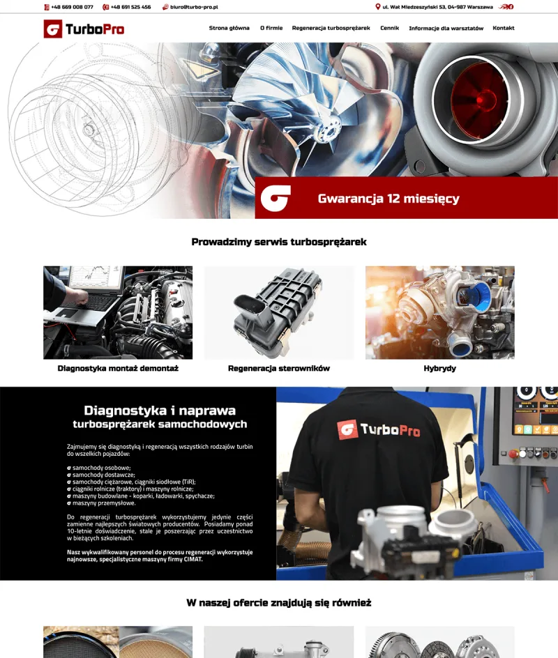 Turbo Pro Website-Design