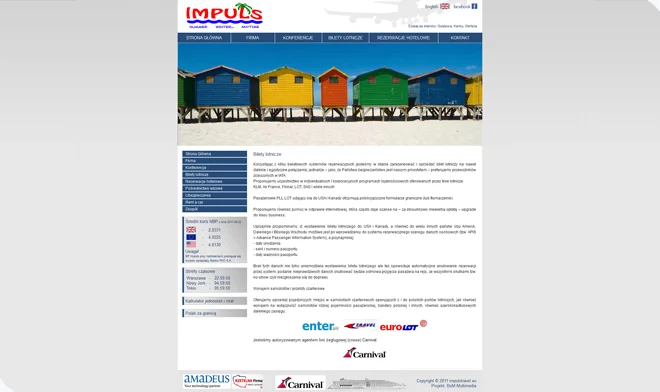 Projekt der Website Impulse S.J.
