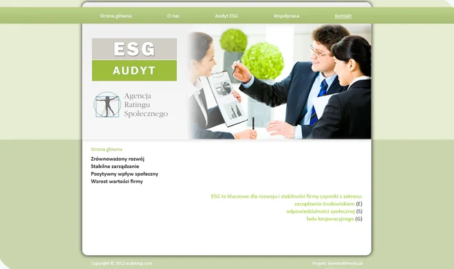 Entwurfsseite Audit des ESG