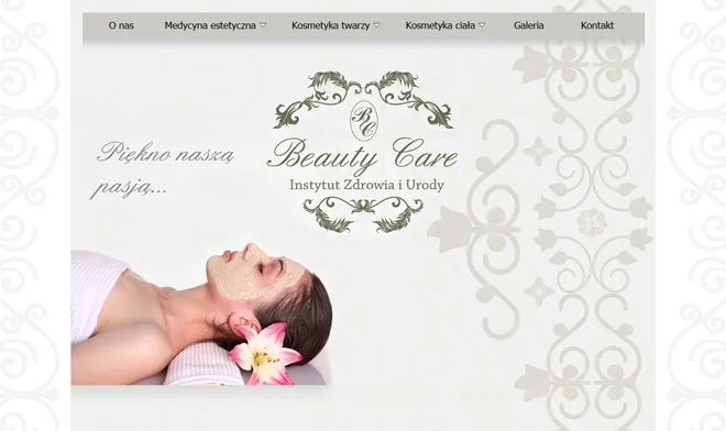 Designseite Salon Beauty Care