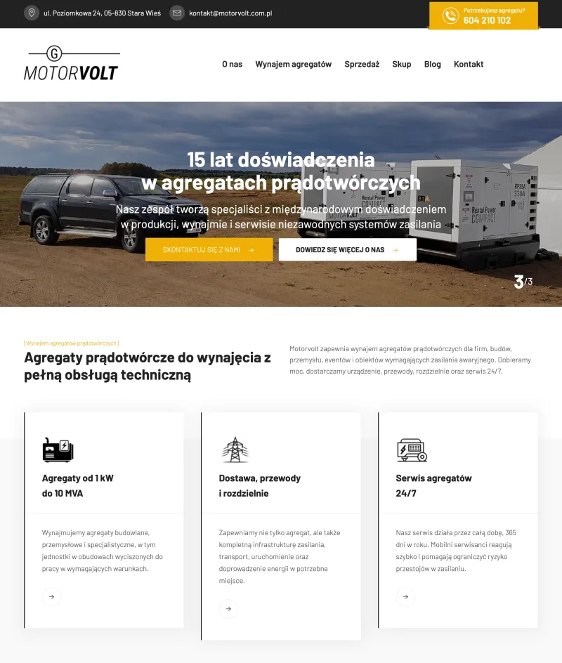 Motor Volt Website Design