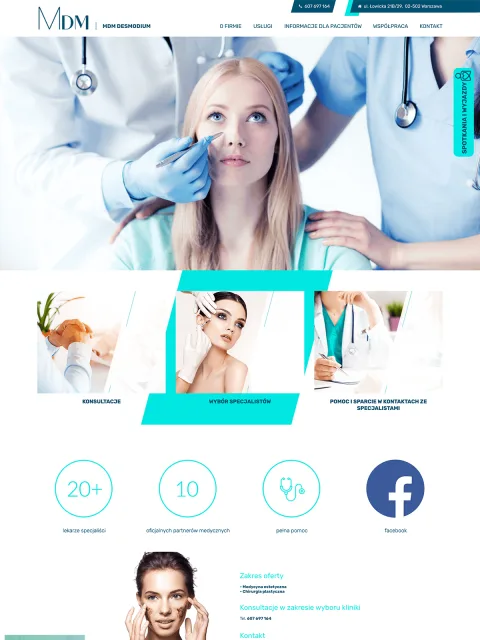 BXM-Projekt: MDM Desmodium, Website-Vorschau